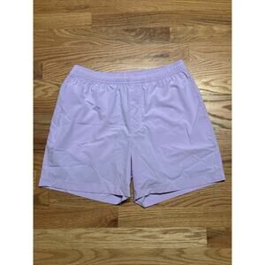 Chubbies 5.5” Athlounger Compression Lined Shorts M Light Purple Tropical